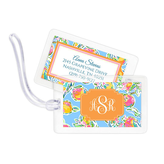 Just Peachy Luggage Tags